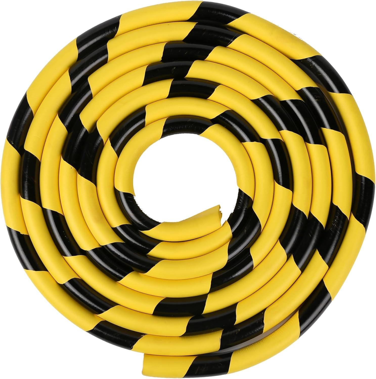 5M Car Parking Protector Garage Wall Protector Foam Black and Yellow Stripes Warning Corner Protectors Bumper Protectors Anti-scratch Rubber Protector Protect Your Car Corner Guards(L-shaped)
