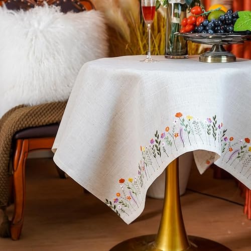 Miniatura 5 de ARTABLE Mantel pequeño de encaje de macramé de otoño y Navidad, para Acción de Gracias, al aire libre, granja, rústico, cocina, fiesta, cumpleaños,