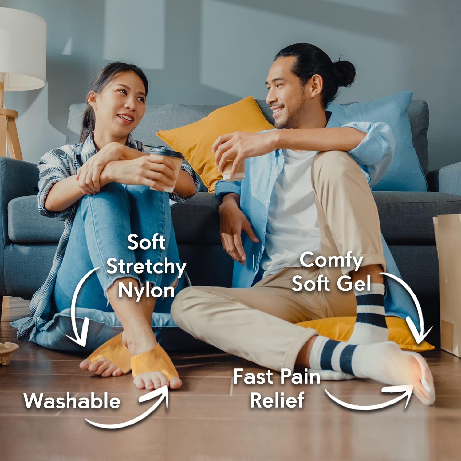 Dr. Frederick's Original Super Bunion Bundle - 14 ct - Kit with Bunion Sleeves, Pads, Splints & Cushions - Pain Relief for Men & Women - Large - W7-14 | M5-13