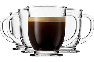 Godinger 15 oz. Glass Teacups