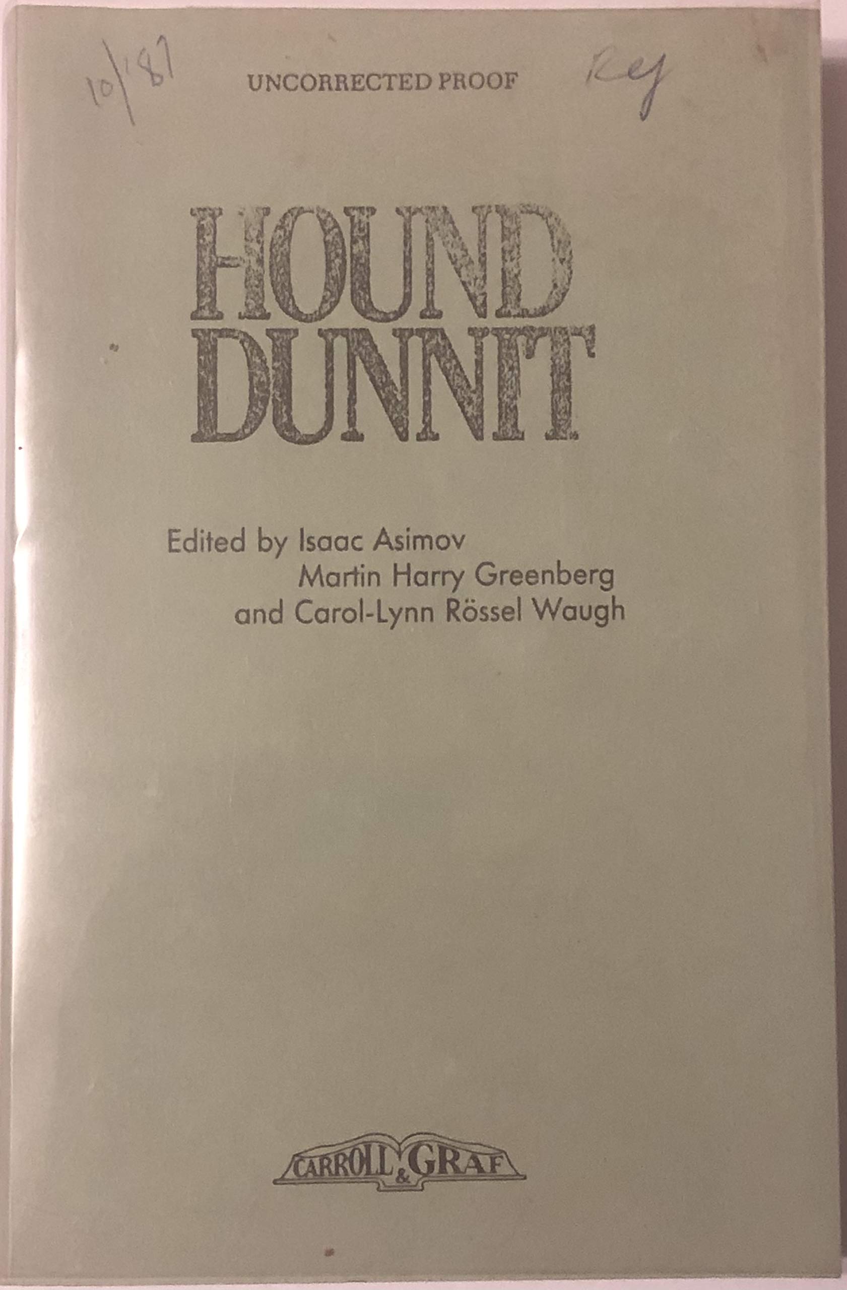 Buy Hound Dunnit — BookShops.in