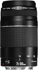 Lente EF 75-300mm F4.0-5.6 III - Objetiva, Canon, Preto