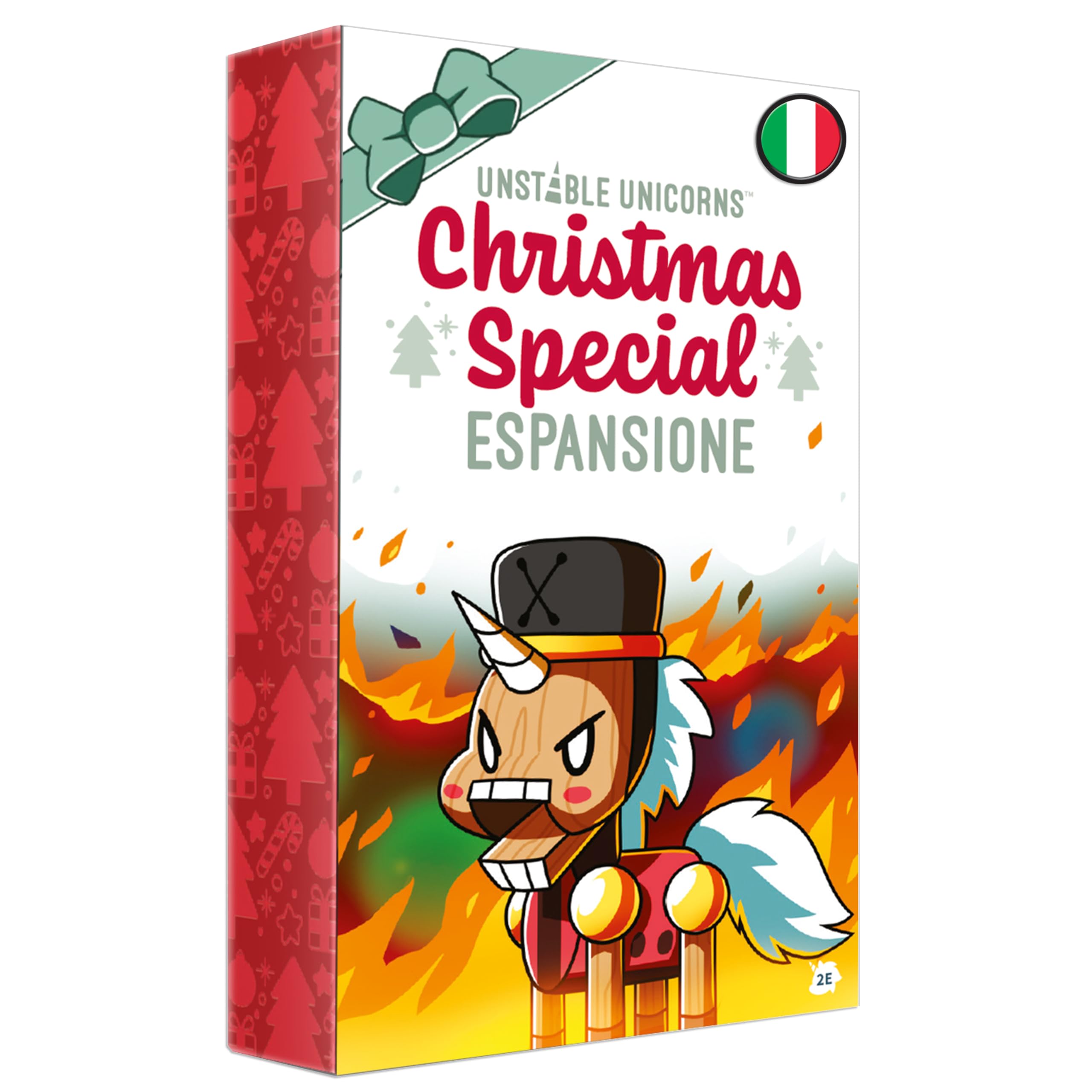 Asmodee Unstable Unicorns: Christmas Special, Expansion Card Game, Italian Edition