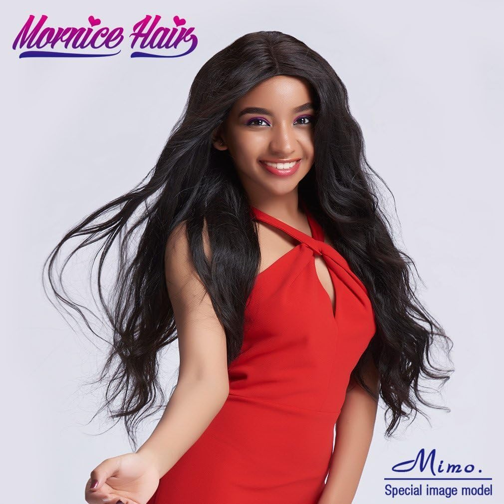 Brazilian Body Wave 3 Bundles, Mornice Hair 10A Virgin Human Hair Extensions Natural Color 14 16 18inch