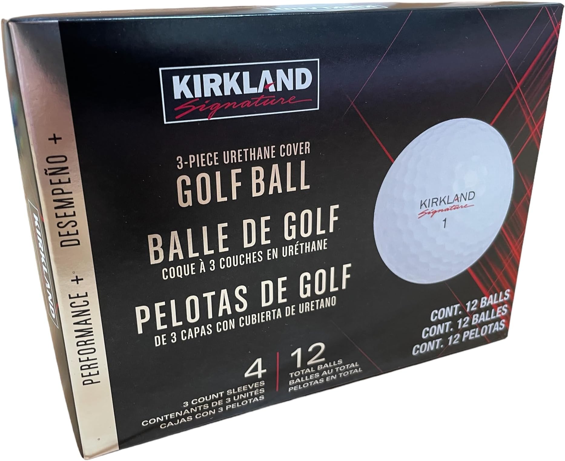 Kirkland Signature Golf Balls 3 Piece Urethane Cover 12 Golf Balls