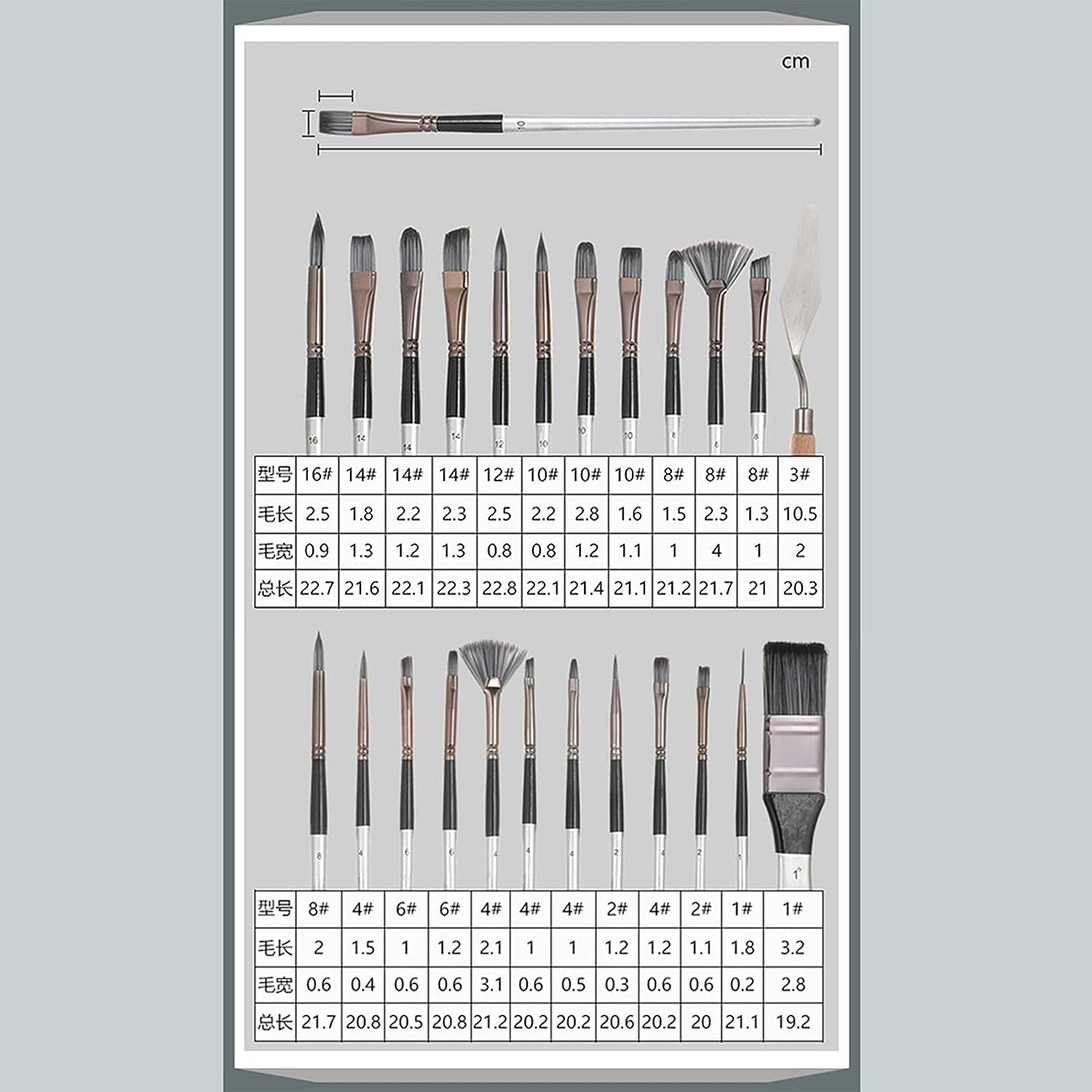 Juego de pinceles for pintura artística, exquisito juego de pinceles for artistas de 24 piezas Pinceles for detalles de pintura duraderos Bolsa de lona Pluma Acuarela Artesanía Acrílico Pincel for pin