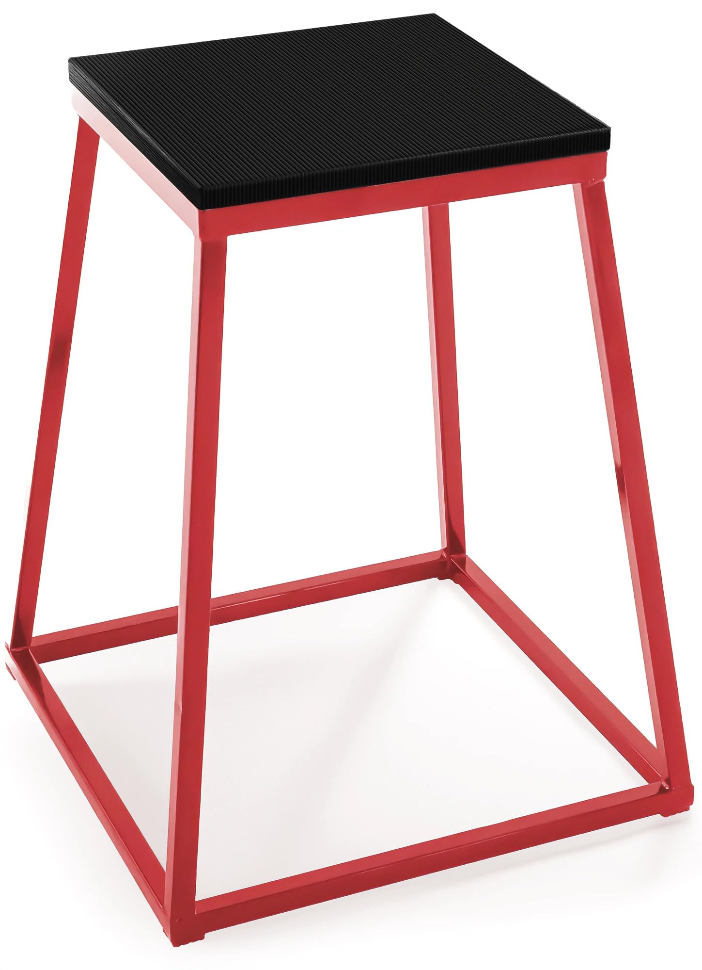 French Fitness Steel Plyo Box Set – Heavy Duty Non-Slip Platforms, Stackable 6