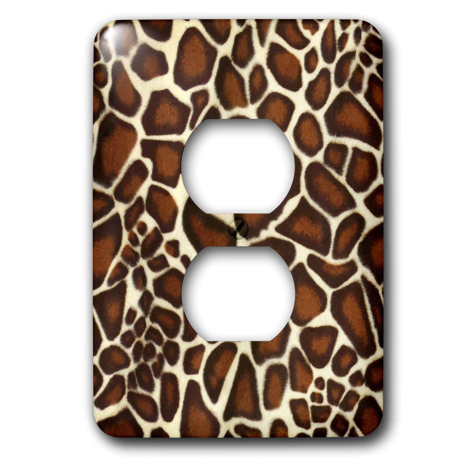 2 prises giraff motif lsp_23437_6 plaque de finition pour prise double