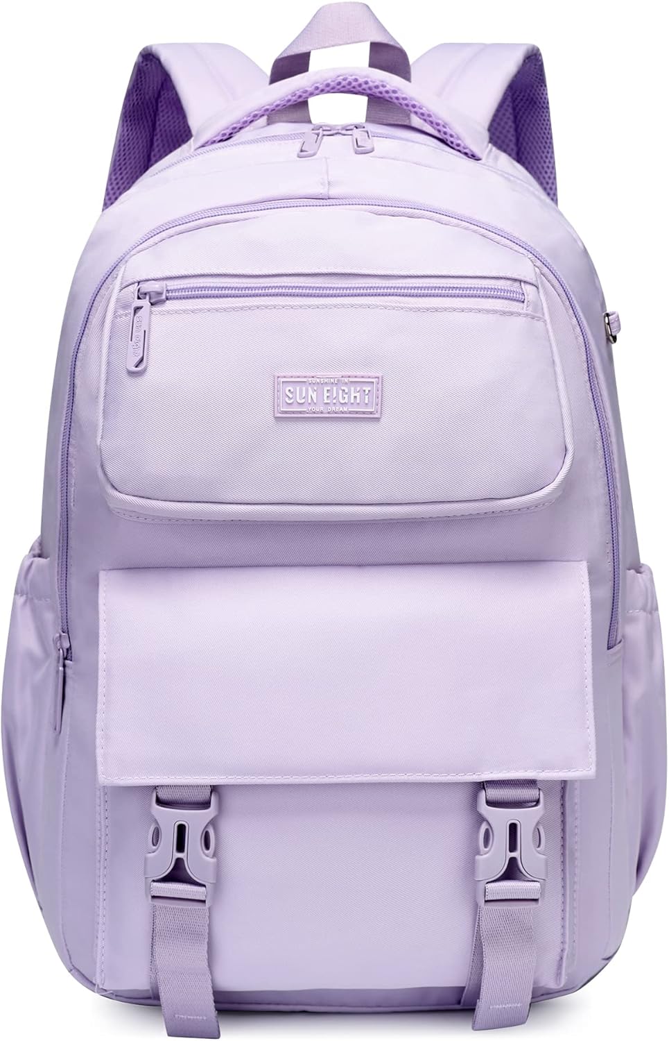 35L Lightweight Waterproof School Backpack for Kids, Teens-Durable Travel Daypack for Boys & Girls Ages 6-18+ with Padded Adjustable Straps Comfortable Design (Purple)