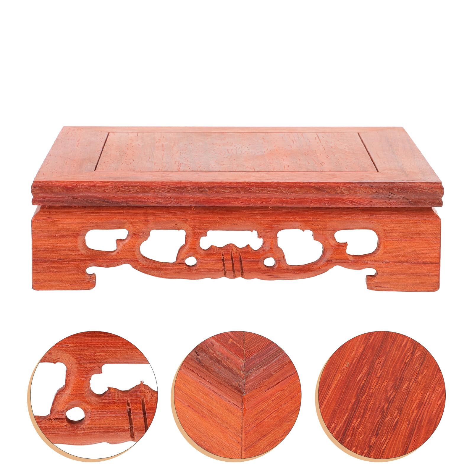 Soporte de Exhibición de Madera Retro para Objetos Pequeños