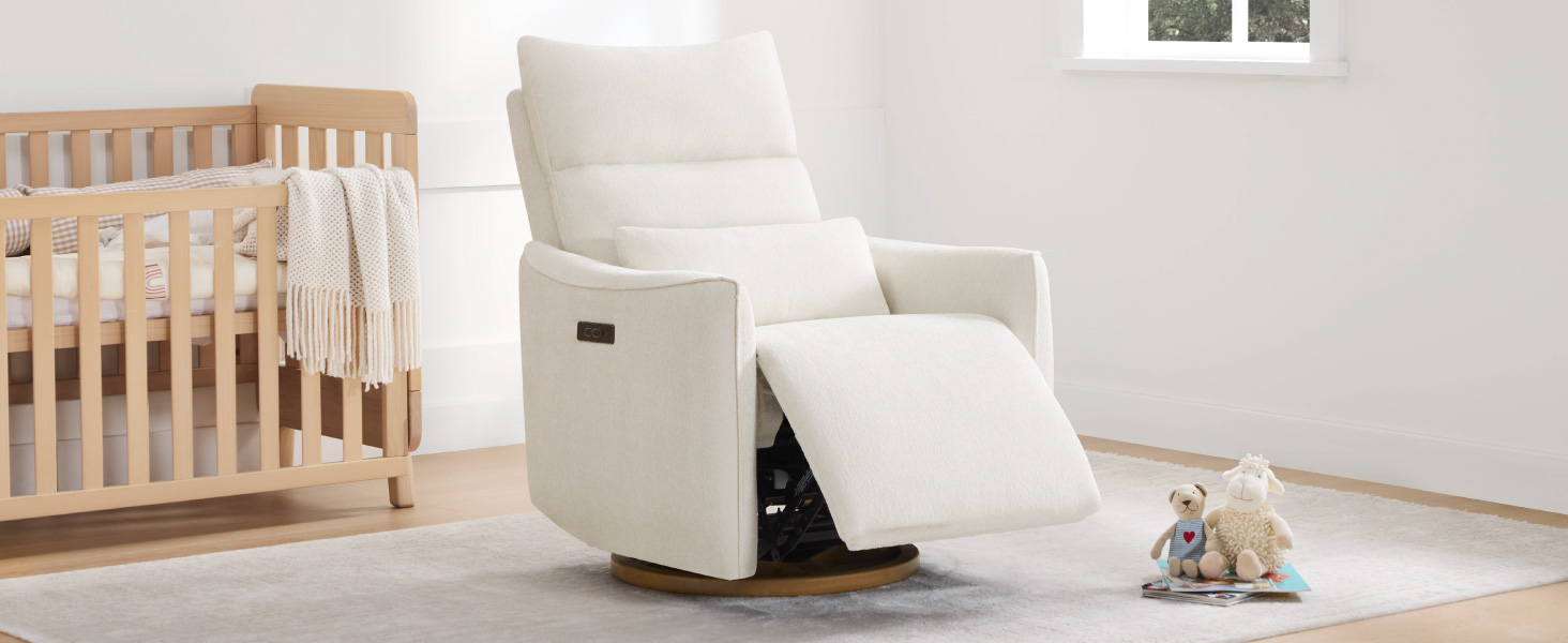 Amazon.com: CHITA Swivel Rocker Recliner Chair, Power Nursery