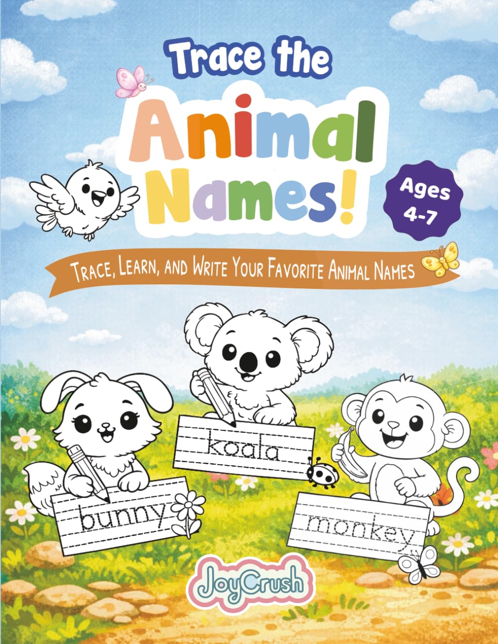 Trace the Animal Names!: Trace, Learn, and Write Your Favorite Animal Names