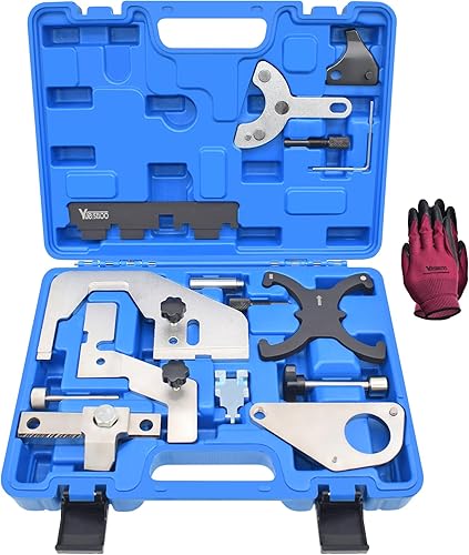 Vista 7 de Kit de herramienta de bloqueo de sincronización del árbol de levas del motor Yuesstloo, compatible con Jaguar Land Rover Evoque Ford Edge Escape