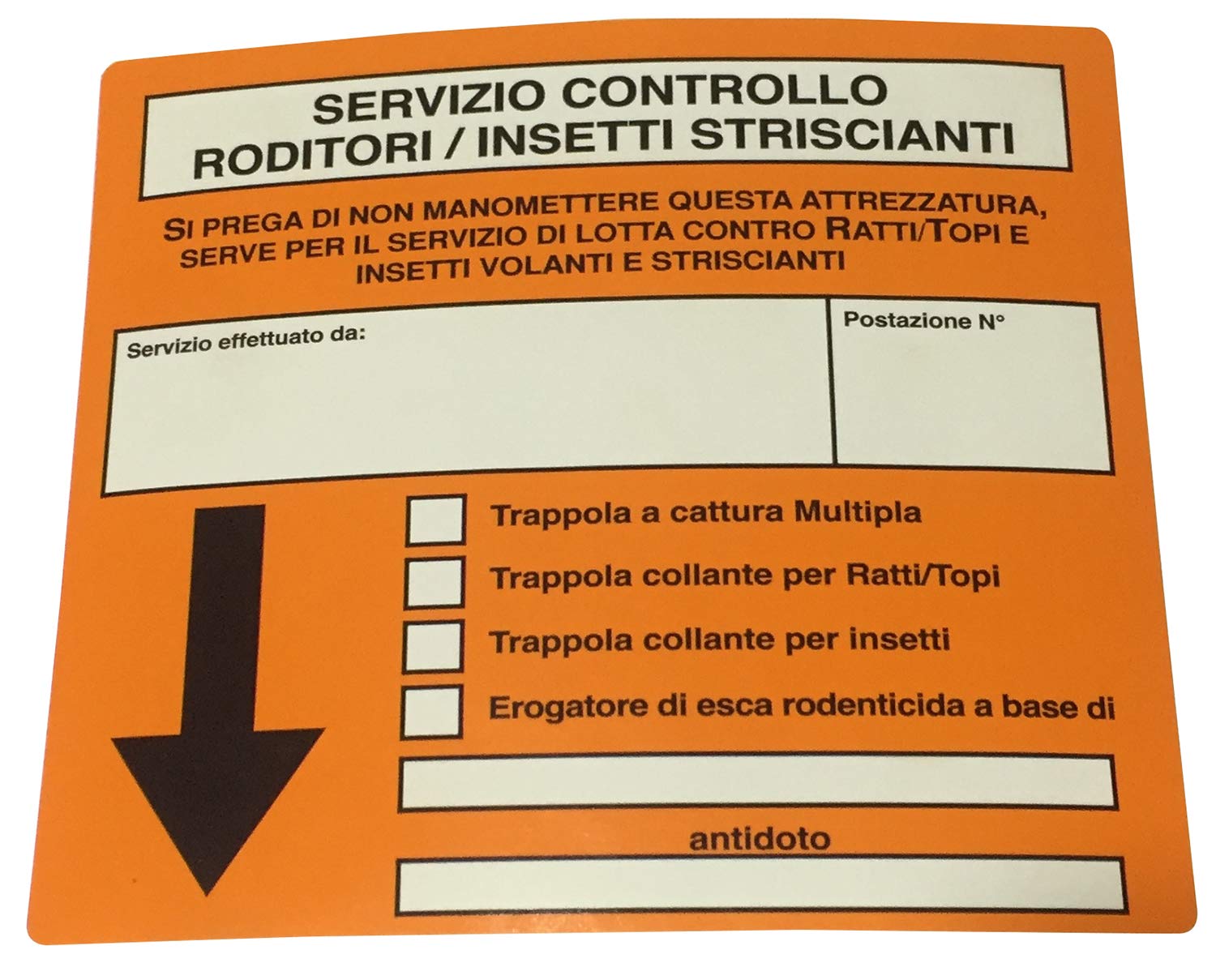6 Contenitori Neri per Esche Velenose Stazioni di Sicurezza HACCP. Distributori Erogatori per Ratti e Topi Grandi. Omaggio Guanti da Lavoro + Gr 150 Topicida Pasta Fresca