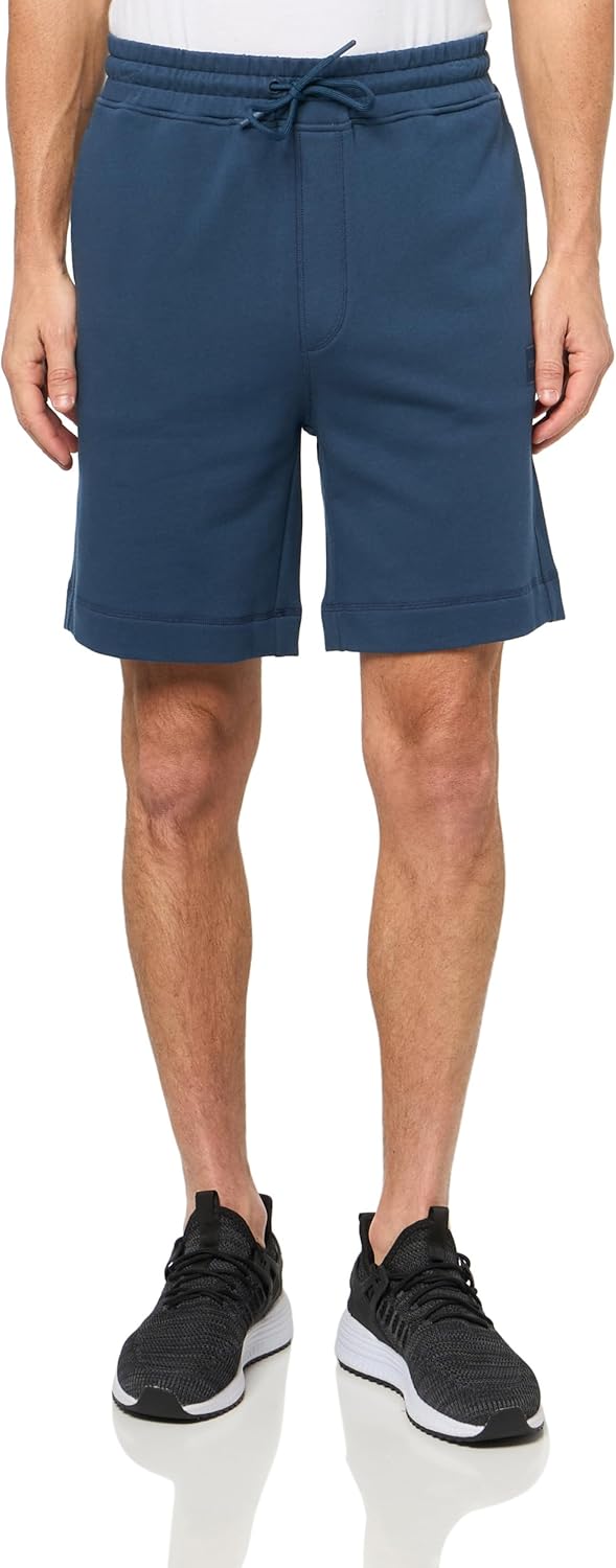 BOSS メンズ トーナルロゴ ソフトフレンチテリーショーツ