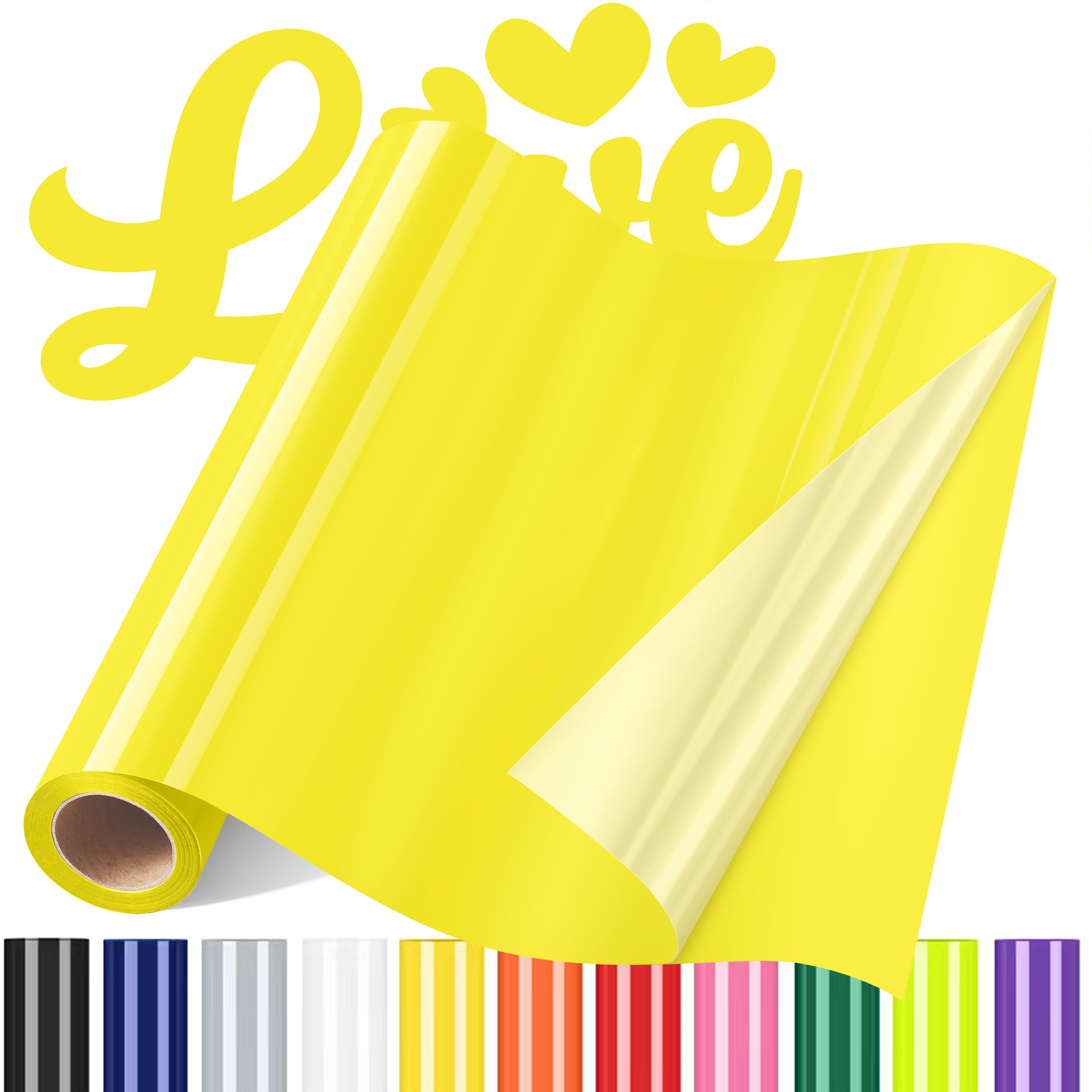 Sgooyir Plotterfolie Textil, Flexfolie Plotter Textil, Textilien Transferfolie Plotter für T-Shirt, Hemd, DIY-Kleidung andere Stoffe