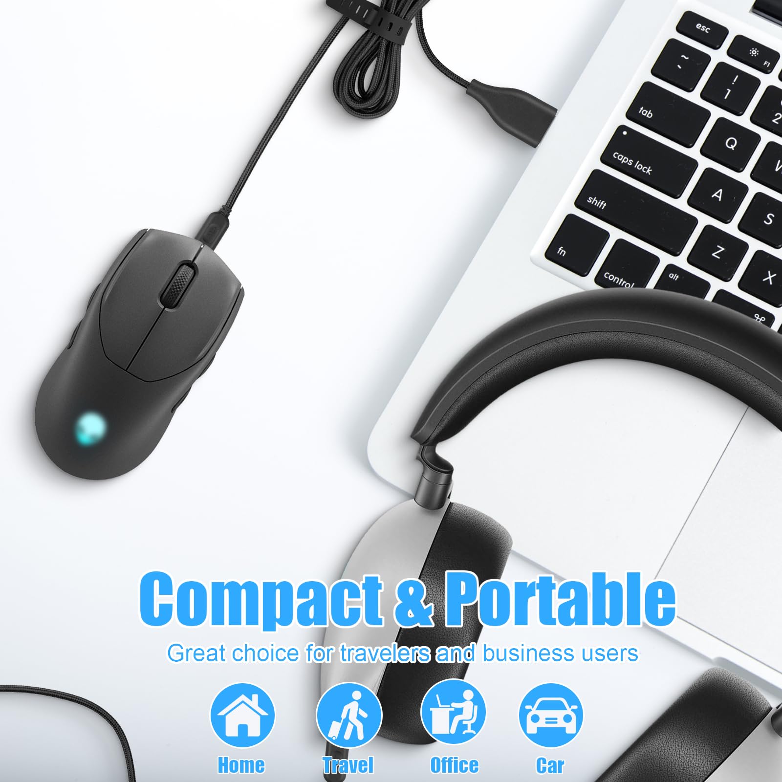 Snapklik.com : REEYEAR USB Charger Cord Fits For Alienware AW720M Tri ...
