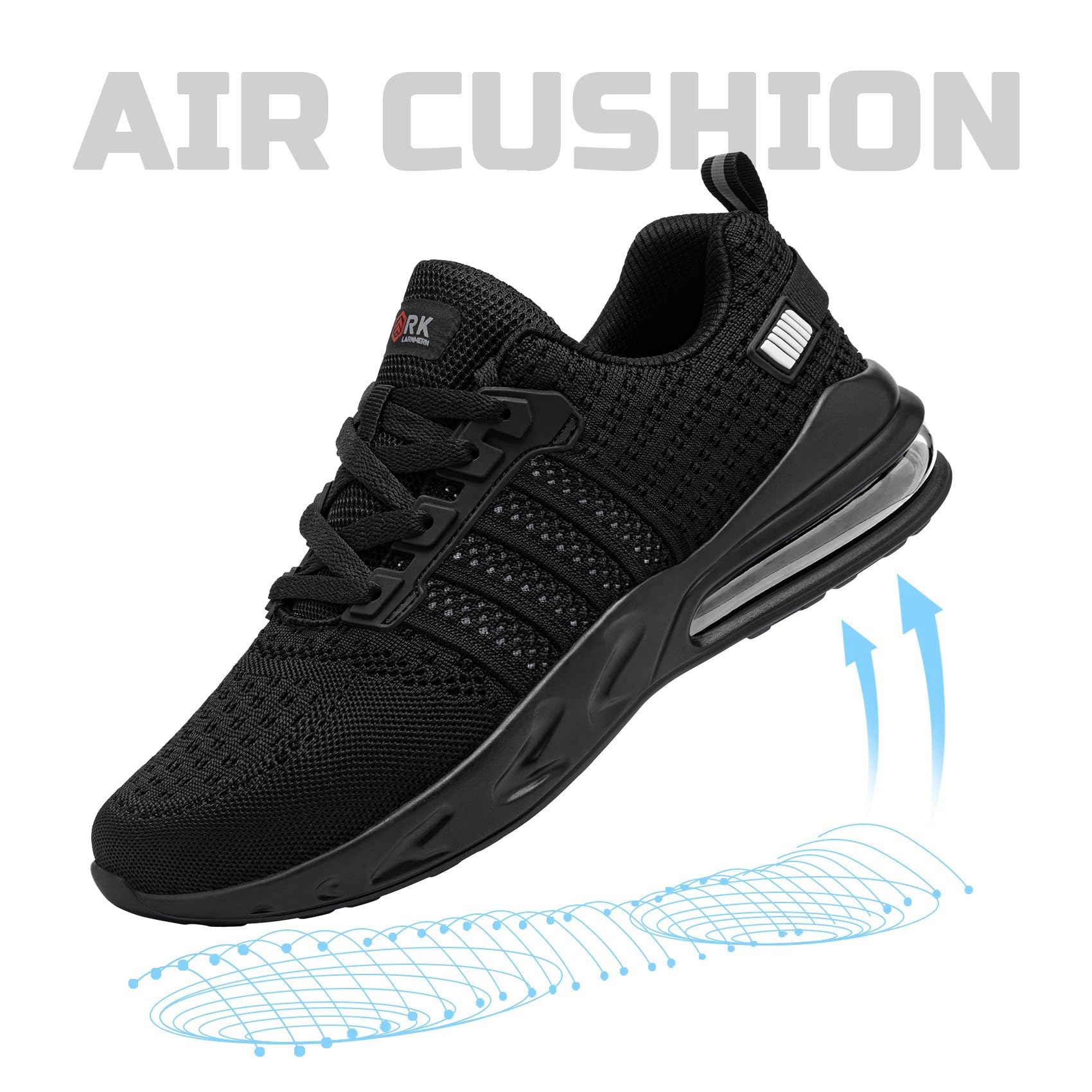 Snapklik.com : LARNMERN Steel Toe Shoes For Men Work Sneakers Slip ...