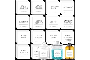 Minimalist Laundry Soap Labels 45 PCS