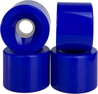 Blank 70mm Pro Longboard Skateboard Wheels Solid Gel Colors  Blue  - Compare price