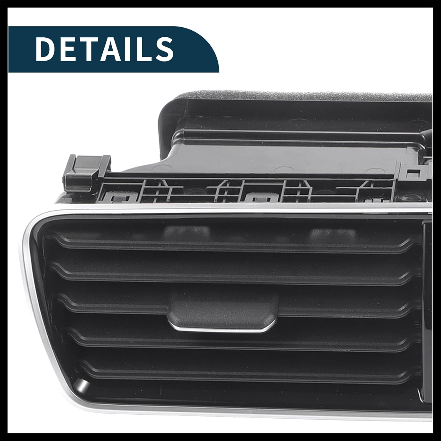 Center Dash A/C Outlet for Volkswagen Passat Durable No.3AD819728A | Air Vent Panel Black 1 Pcs Durable Material