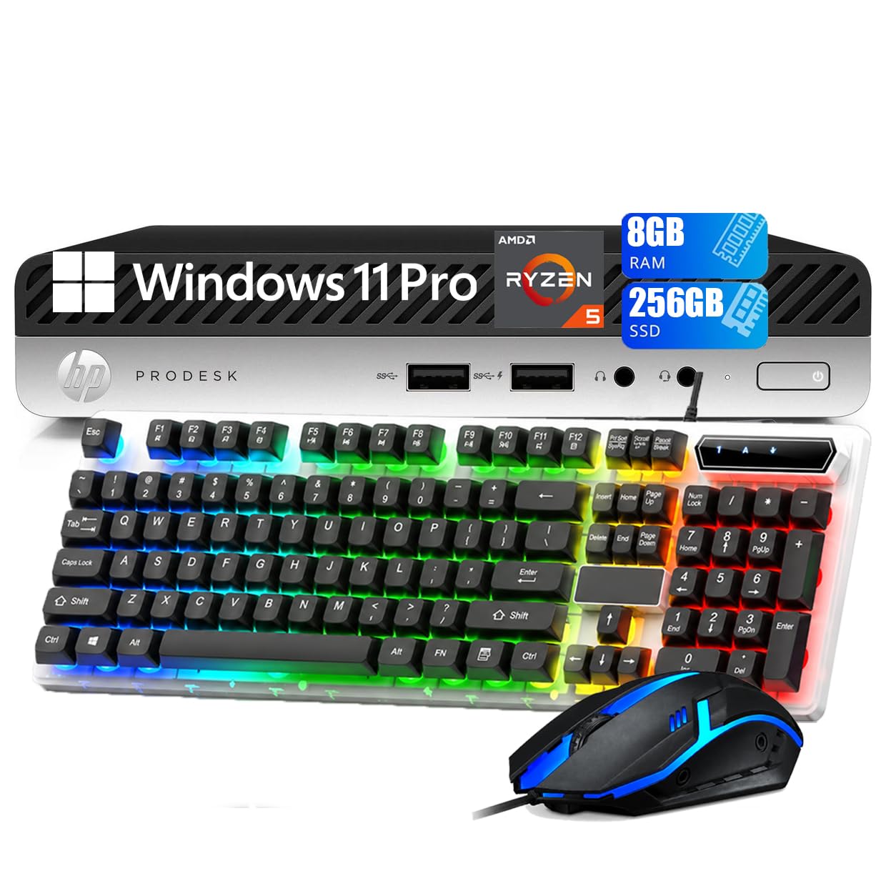 Amazon.com: HP ProDesk 405 G4 Mini Desktop Computer, AMD Ryzen 5