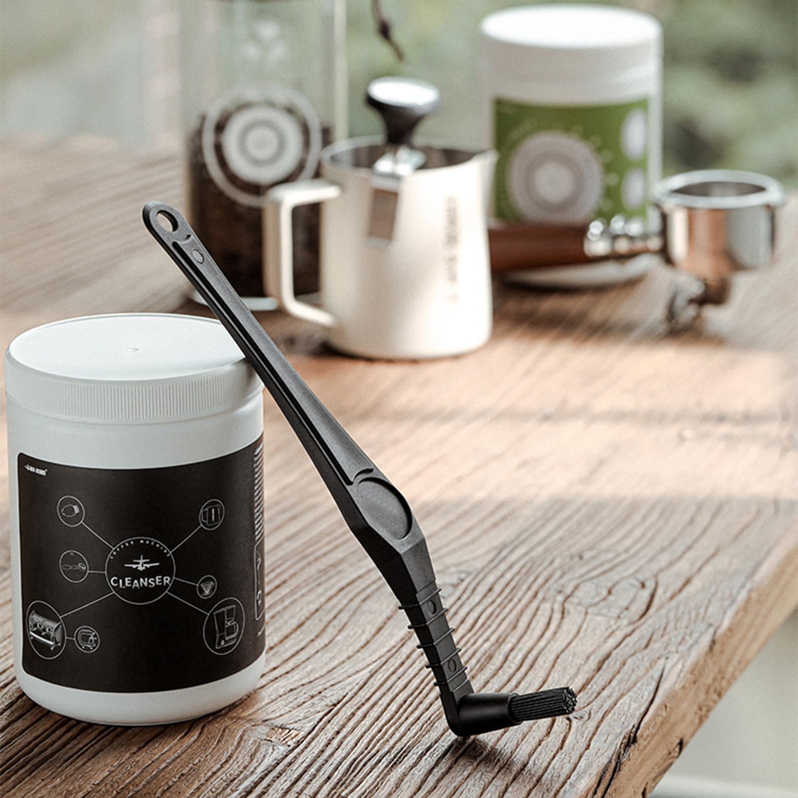 Cepillos Accesorios para Expreso con Cabezal En Ángulo Herramienta De Limpieza Equipos Café Cerdas Suaves Prácticas Cepillo Codo Suministros Hogar 3 Uds.