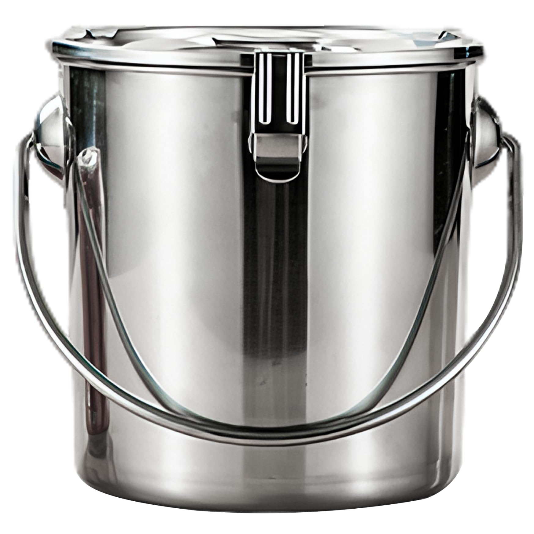 CAKEEYUM Stainless Steel Containers with Lids, 9L Leakproof & Moistureproof Stainless Steel Containers with Handle & Buckle for Kitchen With Lids, Storage Contai