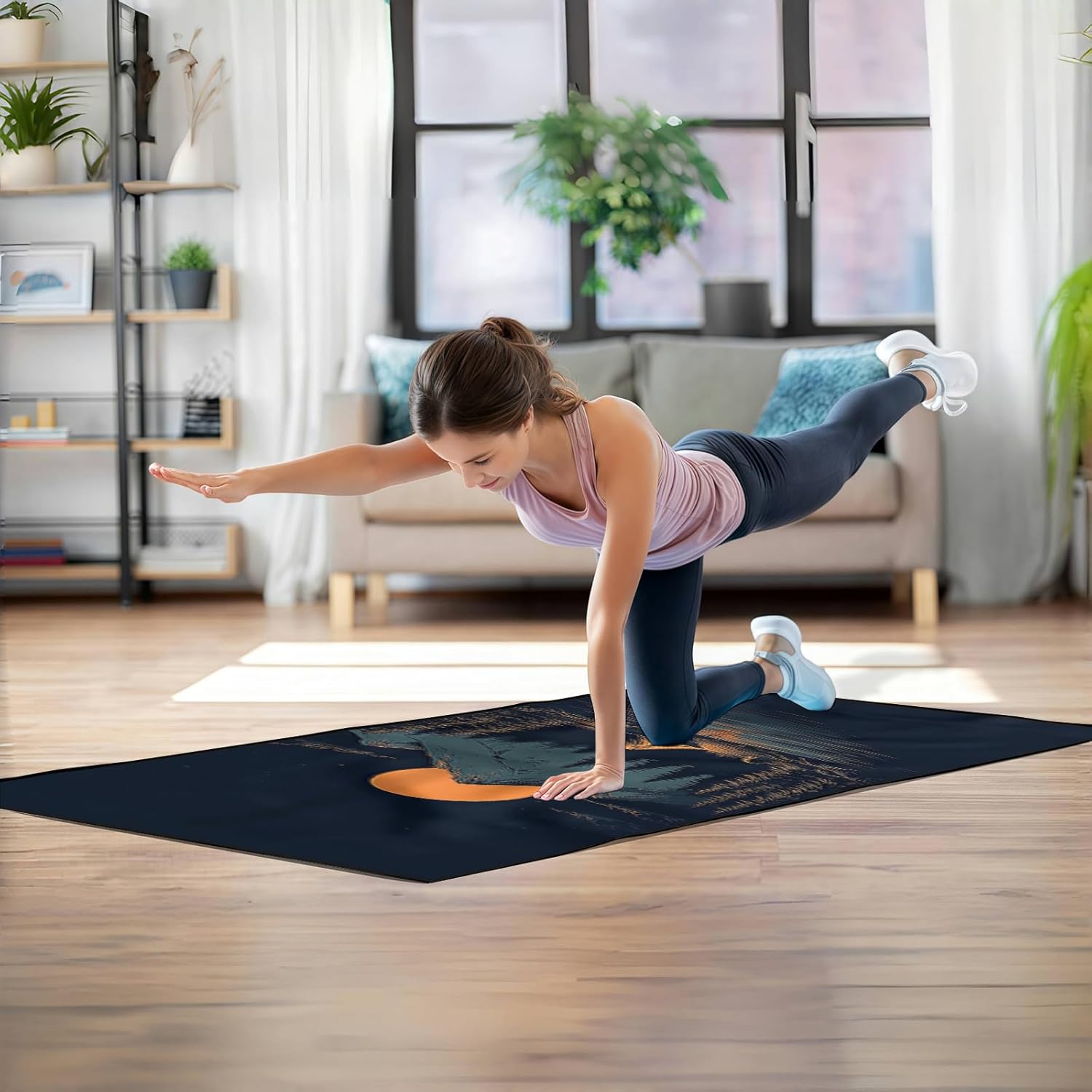 2 Pack Car Towel Seat Covers with Storage Bag, Multifunctional Towel for Gym Outdoor Sport, Picnic, Beach, Pet Dog Travel,Non-Slip Washable Car Seat Protector (Camping) - Image 6