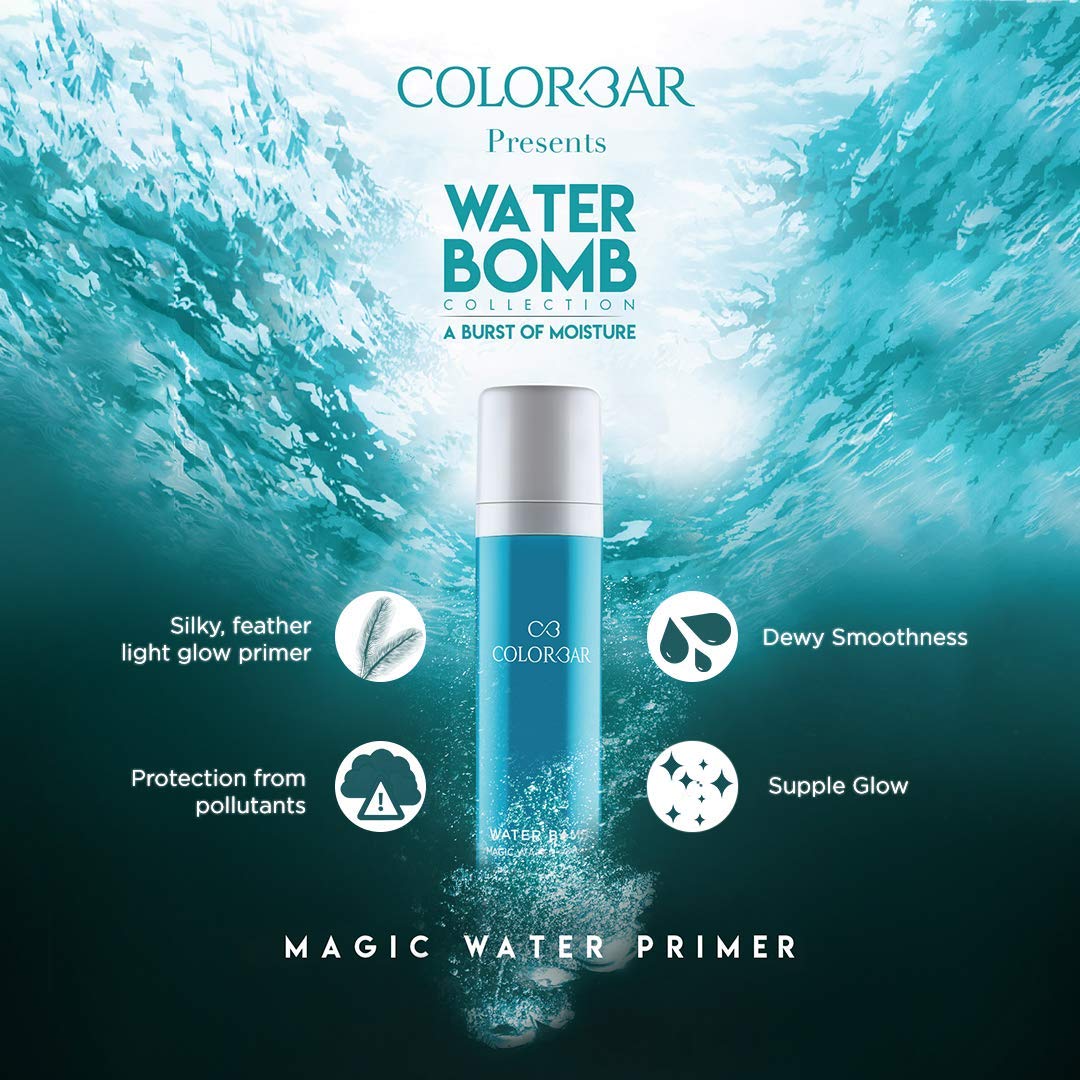 Colorbar Magic Water Primer, Clear, 30 ml | Feather-light glow primer |Ddelivers instant hydration | Protection from pollutants 2