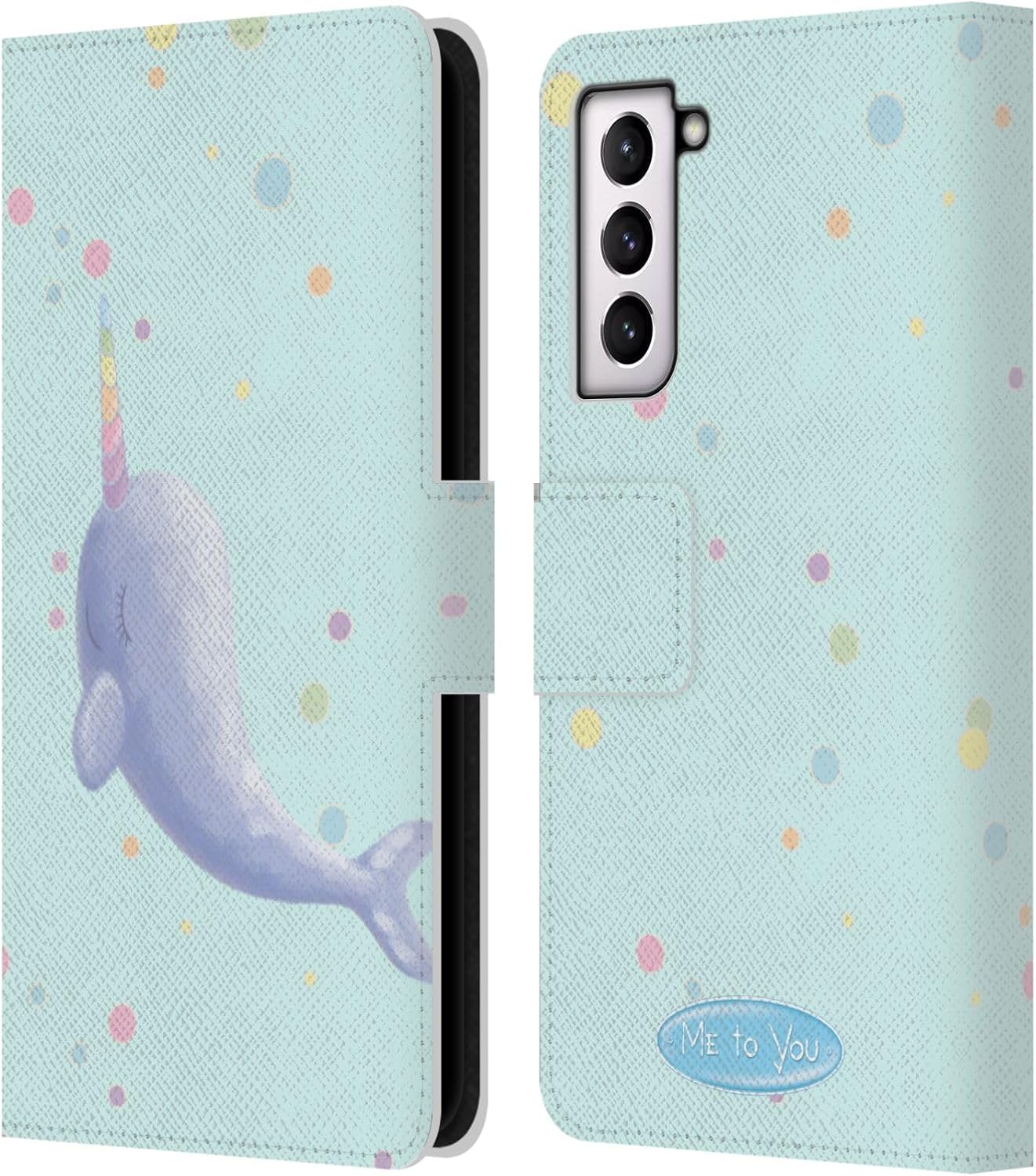 Head Case Designs Officially Licensed Me to You Butterflies Once Upon A Time Leather Wallet Case Compatible with Samsung Galaxy S21 5G