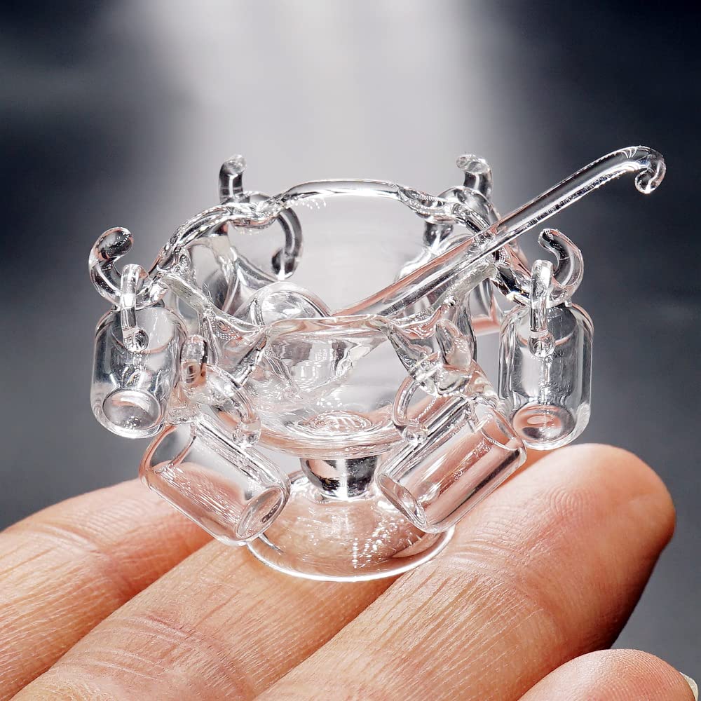 Odoria 1/12 Miniatur-Laborwaage Mit Reagenzglas - Perfekt Für Puppenhäuser