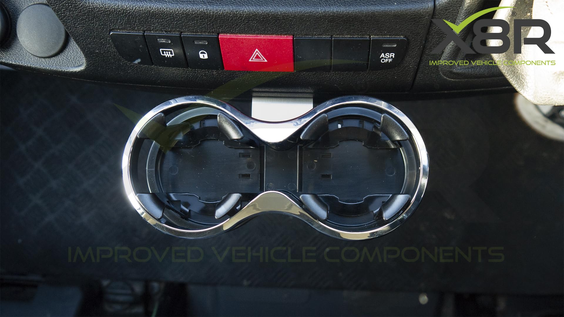 X Boxer Relay Ducato 07-24 - Portabicchieri Doppio per Camper in Acciaio Inossidabile Silver/Grey
