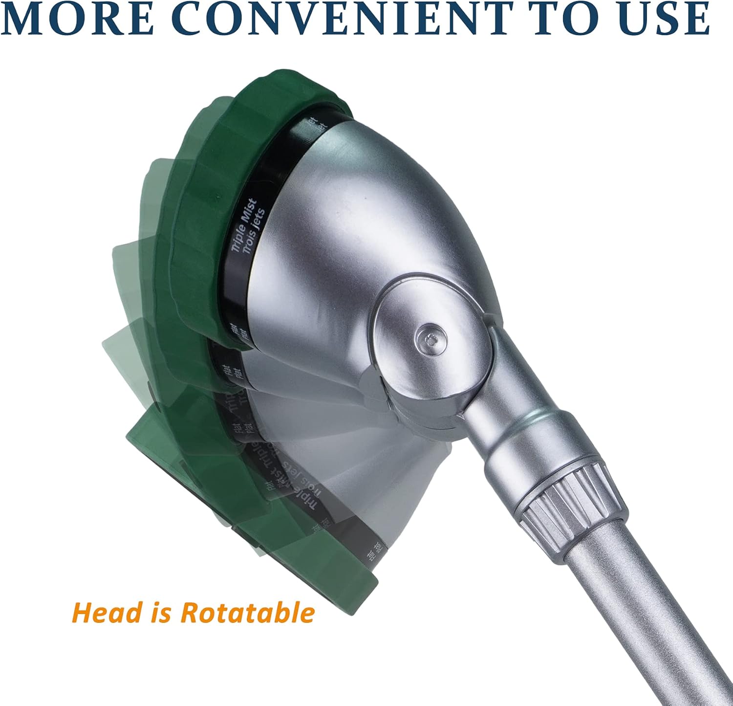 FLORIAX Thumb Control Watering Wand with Rotating Head Heavy Duty 18 Inch Ergonomic Sprayer Wand Adjustable Spray Garden Hose Nozzles Hanging Basket Wand with Flow Control, No Assembly Required Wand : Patio, Lawn & Garden