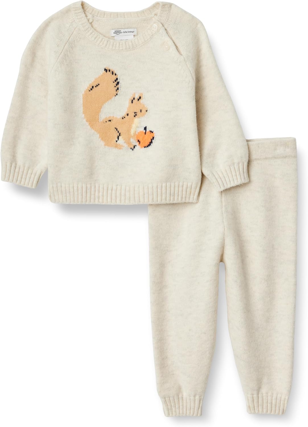 Amazon Essentials x Sofia Grainge Toddlers and Baby Boys' Sweater Set