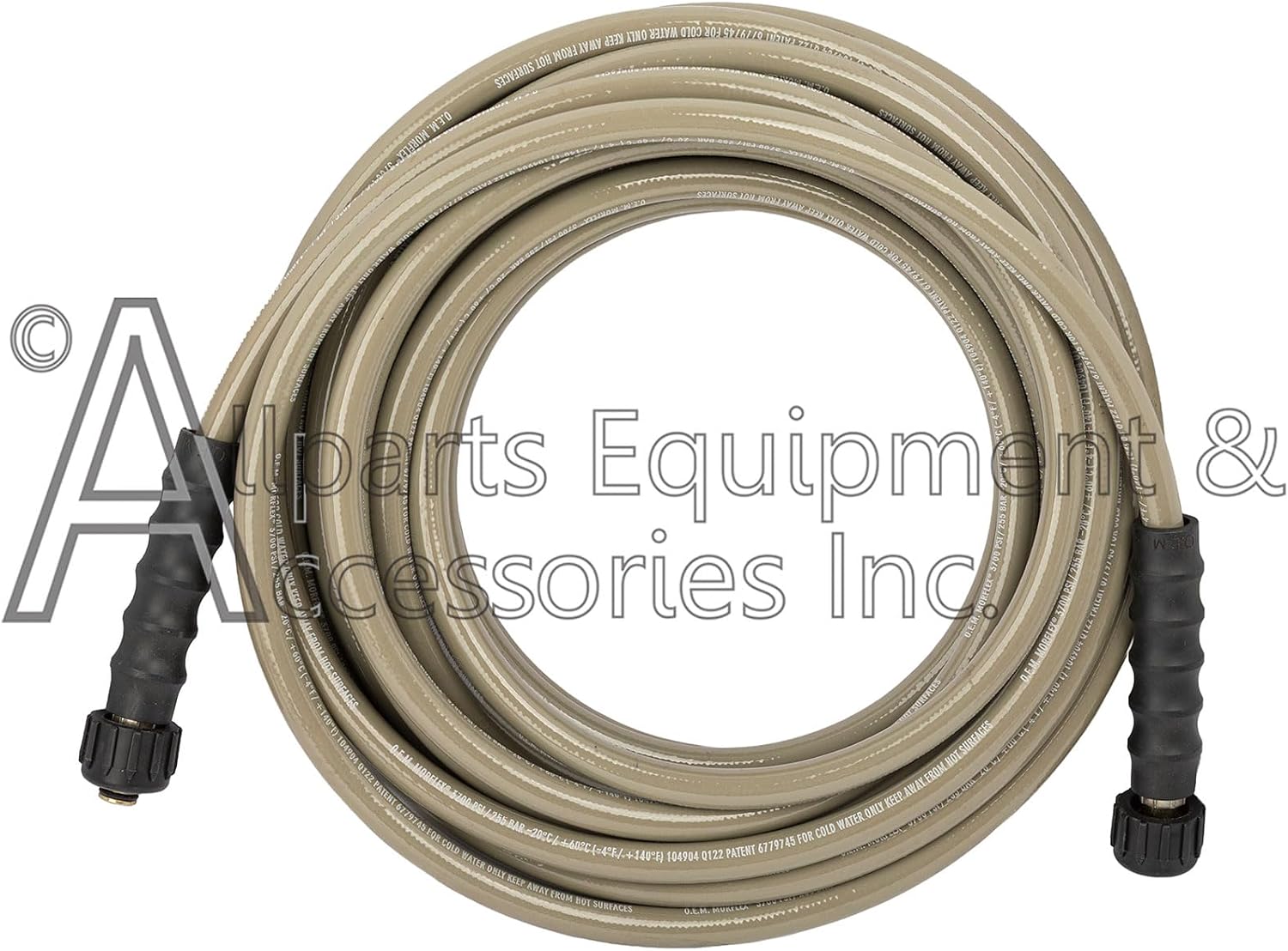 7107184 Simpson OEM High Pressure MorFlex Hose 35ft @ 3700 PSI with Dual 22mm Fittings Compatible with Craftsman, DeWALT, Excell, Simpson, and other Major Brands, Made in USA