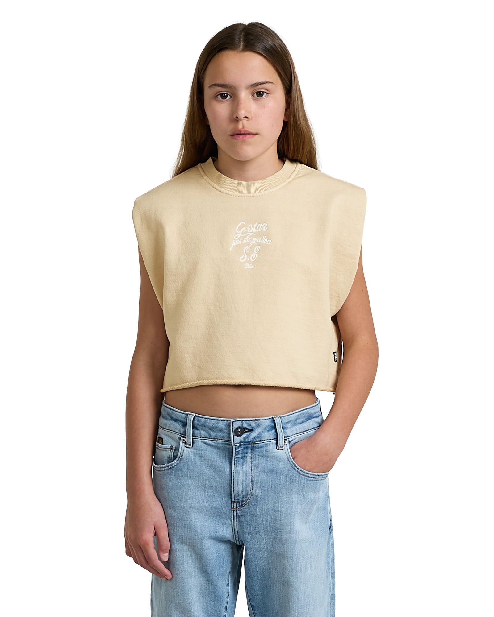 G-Star Mädchen Girls Boxy Sweatshirt Sweater (1er Pack)