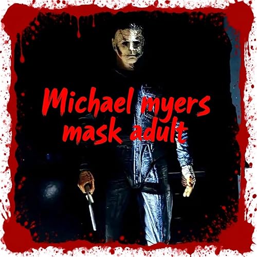 Miniatura 4 de Máscara de Michael Myers Máscara realista de látex de Halloween para adultos, accesorio de disfraz de película de terror para fiesta de Halloween