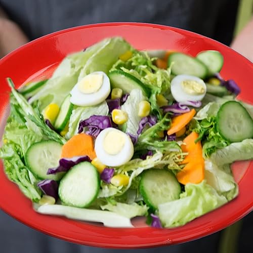 Miniatura 2 de Hemoton Plato de esmalte vintage de 6 uds. Plato de frutas esmaltado Plato de frutas Plato de ensalada vintage Plato de lavado de esmalte vintage