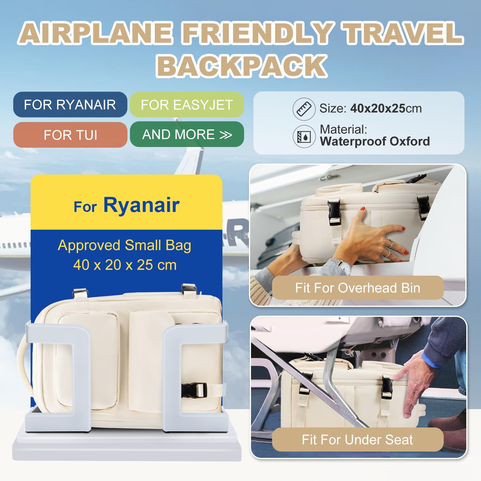 SZLX Zaino da viaggio grande da donna da viaggio zaino da escursionismo sportivo da esterno impermeabile zaino da scuola casual laptop da 14 pollici con porta di ricarica USB scomparto per scarpe