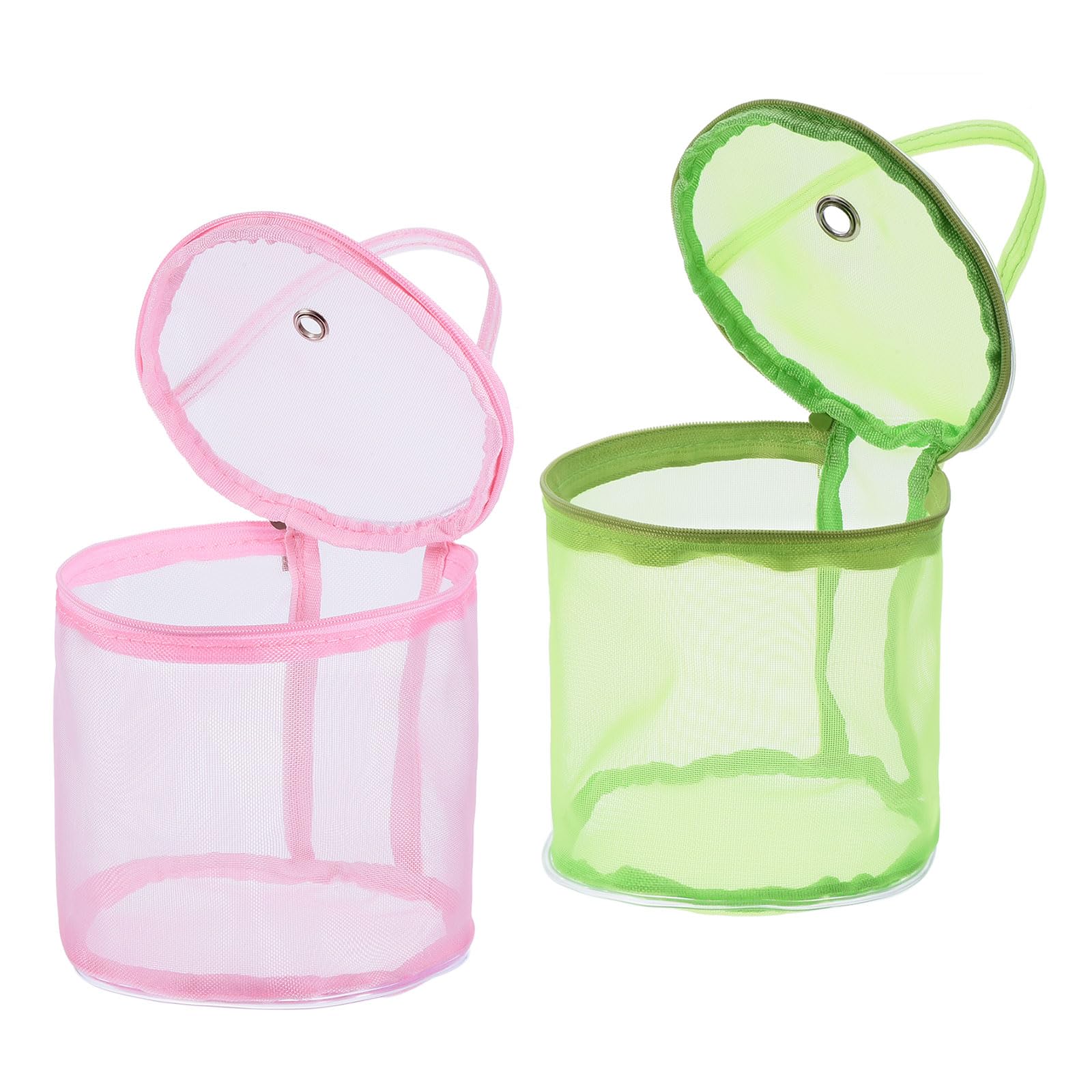 YOKIVE 2 Pcs Yarn Storage Bag, Crochet Bag Portable Knitting Bag Organizer with Port and Handle Strap