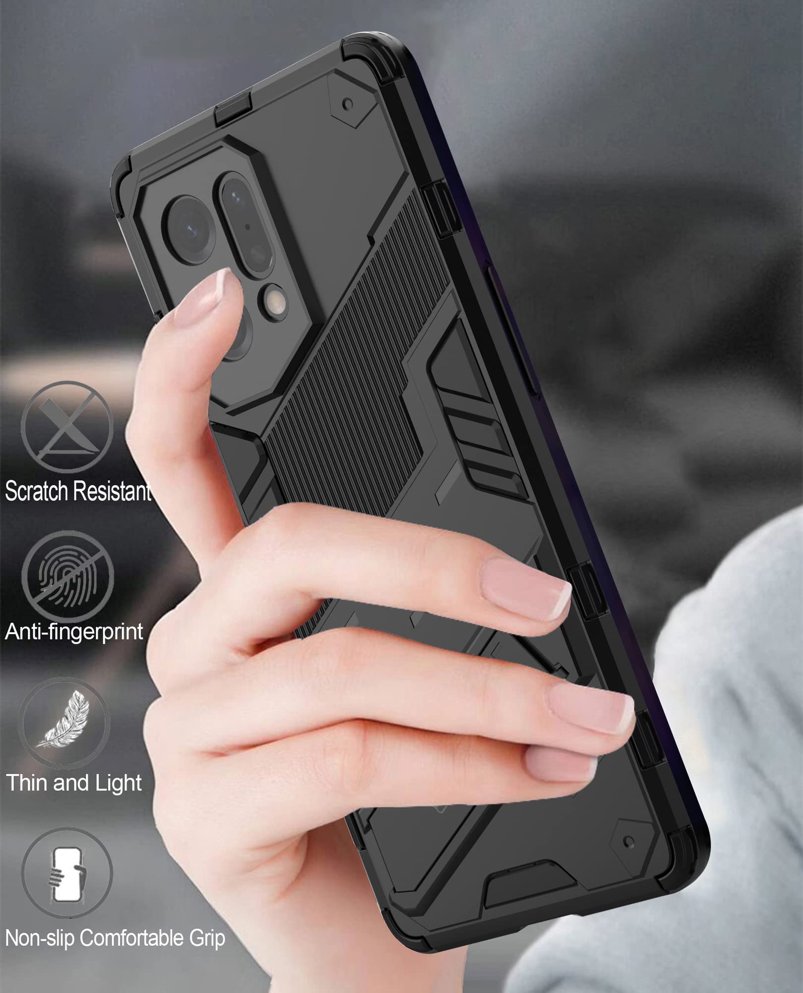 QUIVANA Pochette Pour OPPO Find X5 Pro Silicone Liquide Protection - Noir à Prix Pas Cher | Maroc