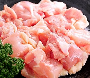 Amazon.co.jp: 国産 鶏肉 鶏もも肉 角切り 1kg 【便利な小分け