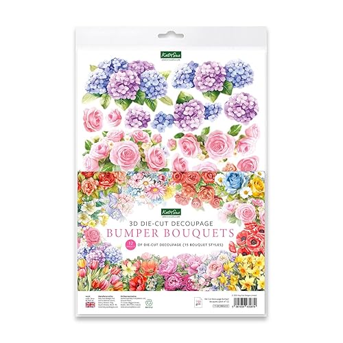 Katy Sue Die Cut Decoupage – Bumper Bouquets (Pack of
