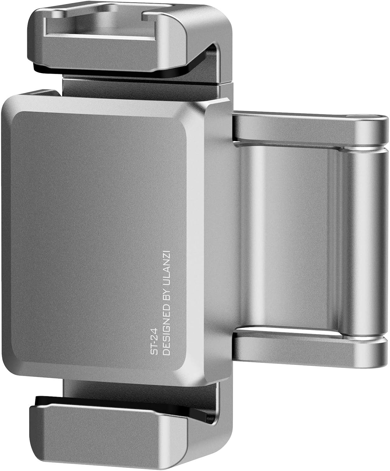 Cheapest 🛒 Smartphone Holder for DJI OSMO Pocket2, Foldable Metal Smartphone Clamp for DJI Osmo Pocket 2 with Tripod Mount and Cold Shoe Mount for LED Video Light , Microphone and Large Size Smartphone