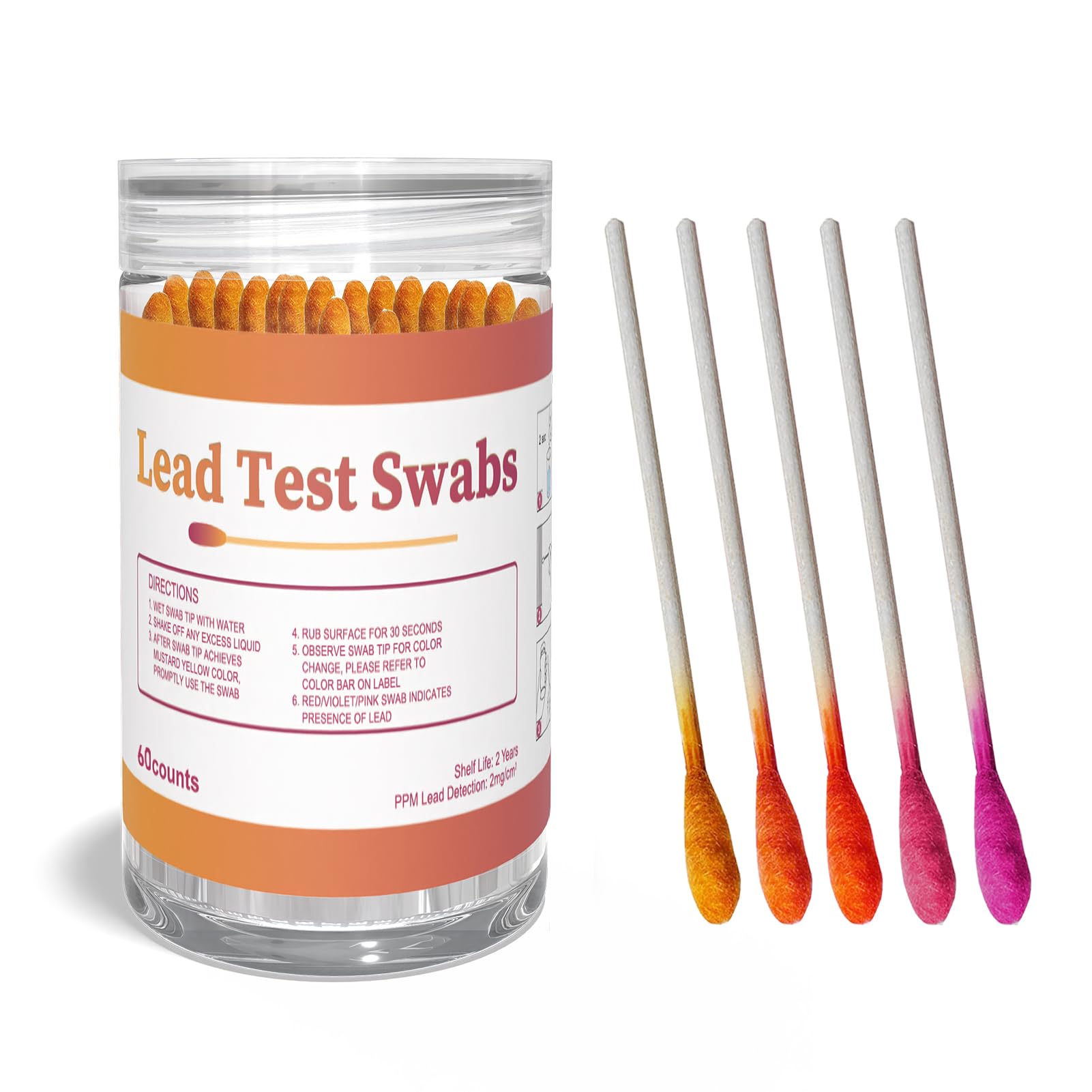 AssuTest Lead Test Kit: 30 High-Sensitivity Lead Test Swabs for Dishes Paint Ceramics Toys Jewelry Metal Wood & All Surfaces Results in 30 Seconds Reliable Lead Testing Solution — Amazon image 7