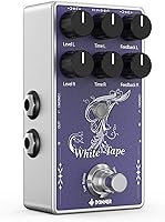 Vista 7 de Donner Pedal de compresor de guitarra, pedal de compresor Lax Comp para guitarra eléctrica y bajo, compresor de estilo limitador de pico clásico