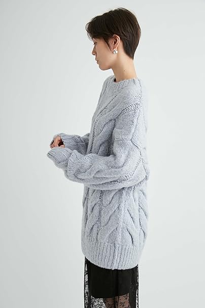 スラブアランニットプルオーバー　emmi Amazon | [エミ] スラブアランニットプルオーバー 13WNT251009