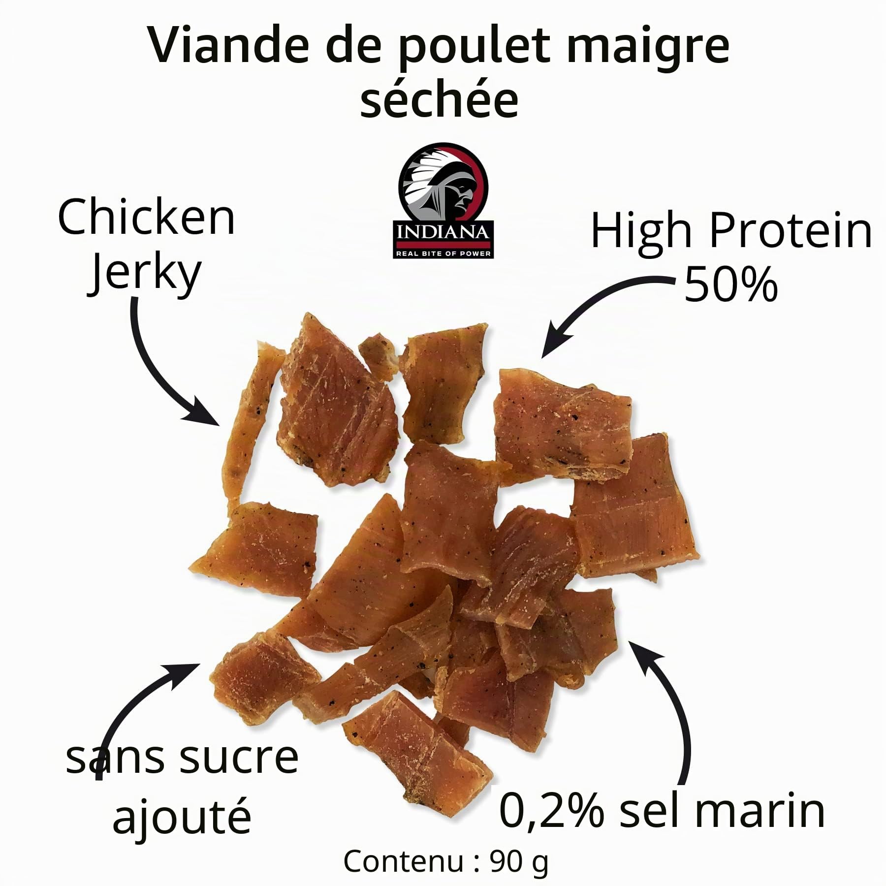 Indiana Jerky - Chicken - 25g - Original Outlet
