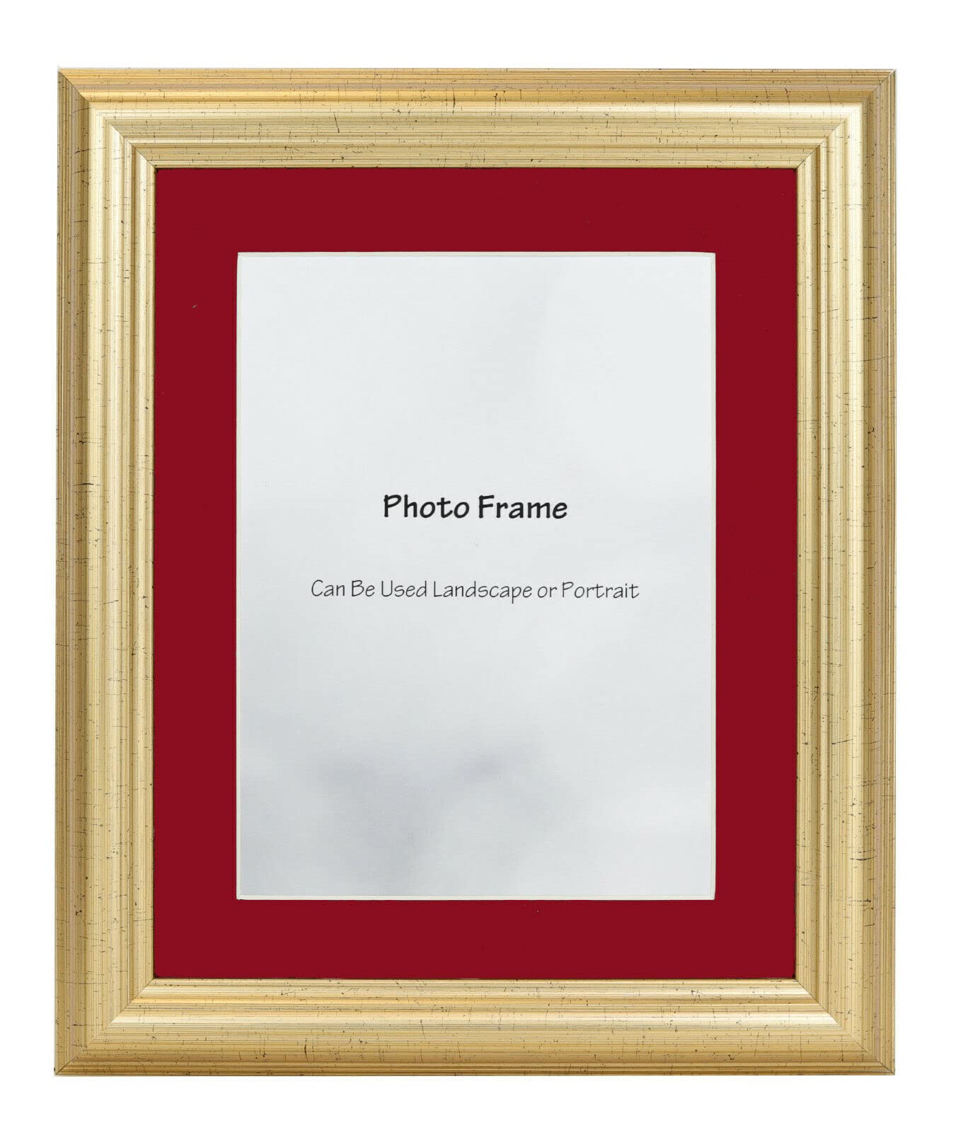 Boldon Framing Wine Mount Gold Picture Photo Frame With Mount 10X8 A3 A4 40X30 Square (A3 For Pic A4, )